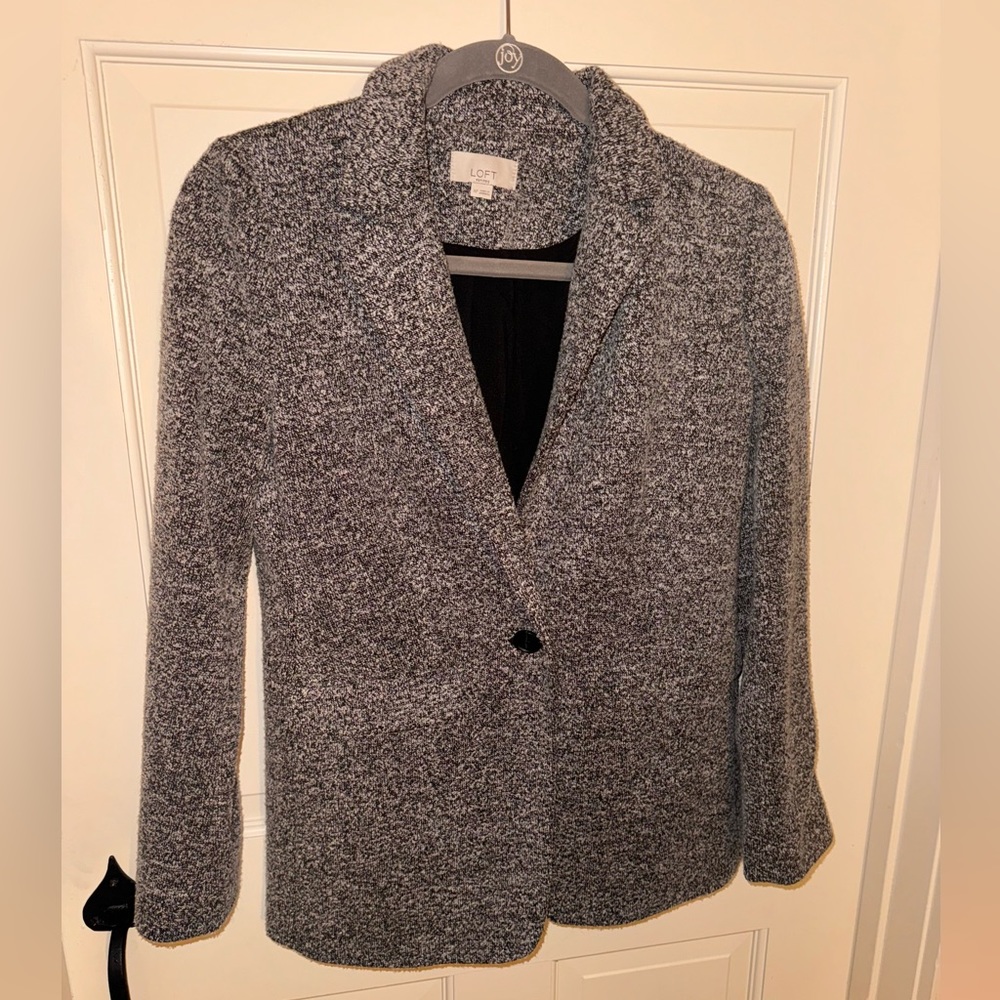Loft blazer grey petite 4